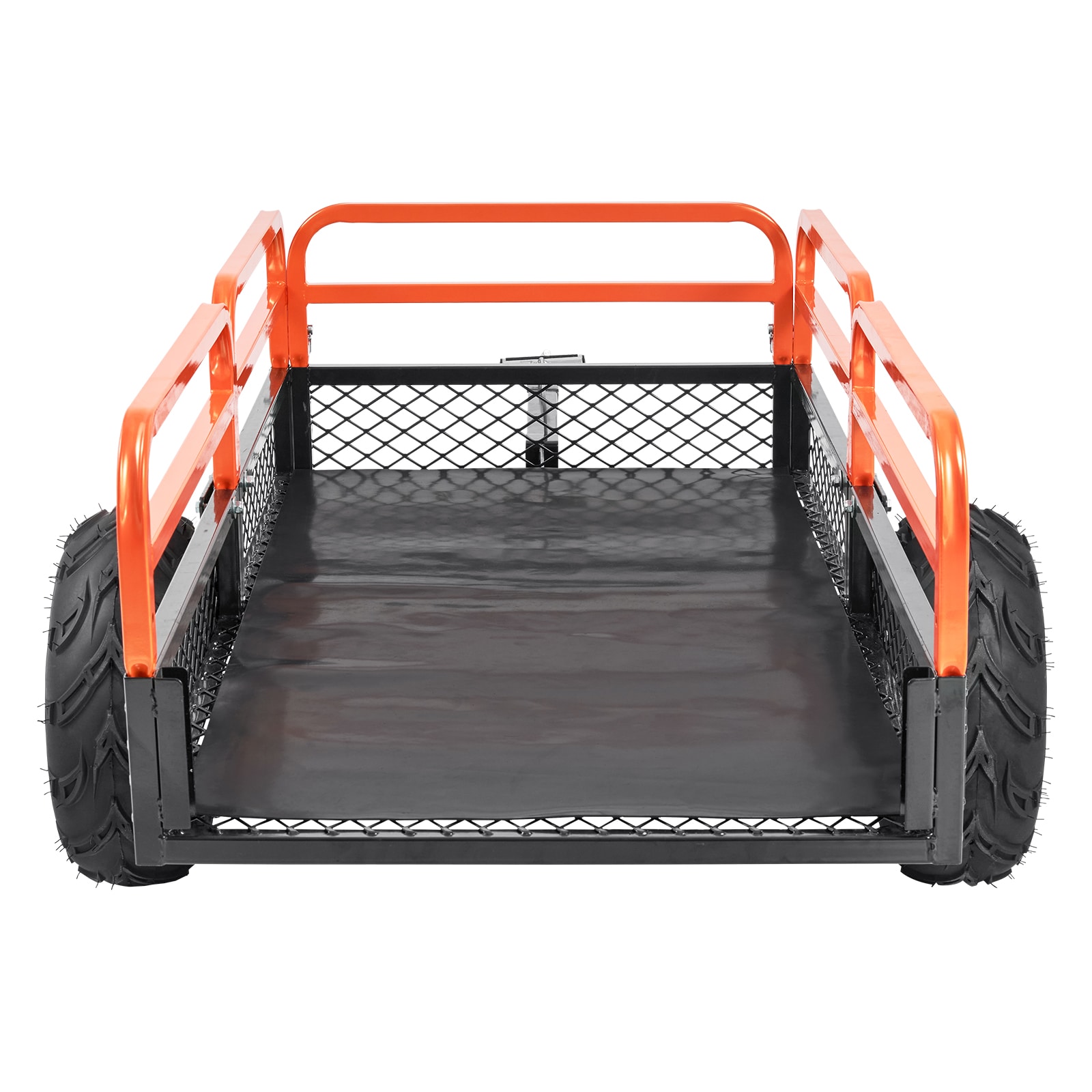 Heavy Duty Steel ATV Dump Trailer, 1500-Pound Load Capacity 15 Cubic Feet, Tow Behind Dump Cart Garden Trailer, With Removable Sides And 2 Tires, For Mowers, Tractors, ATV, UTV_voghion.com